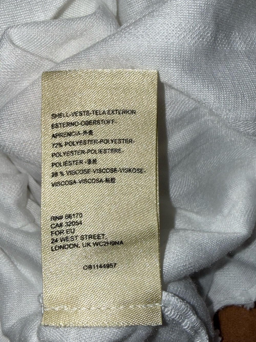 Anthropologie - White Wrap-Front Long Sleeve Top - Maeve - Large - Picture 4 of 6